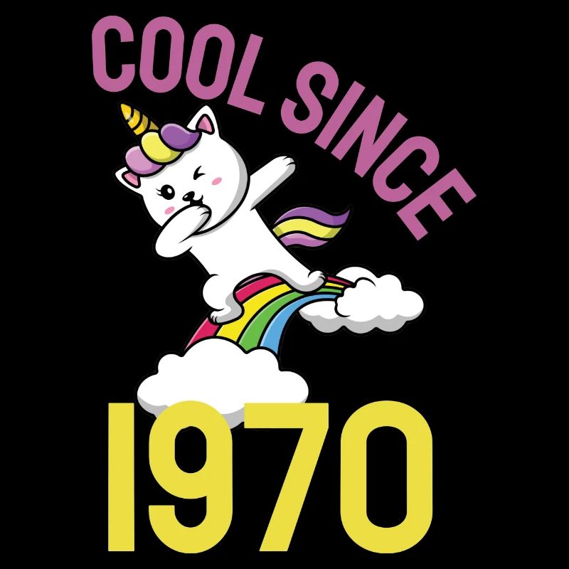 Cool seit 1970 Dabbing Katze 52. Geburtstag