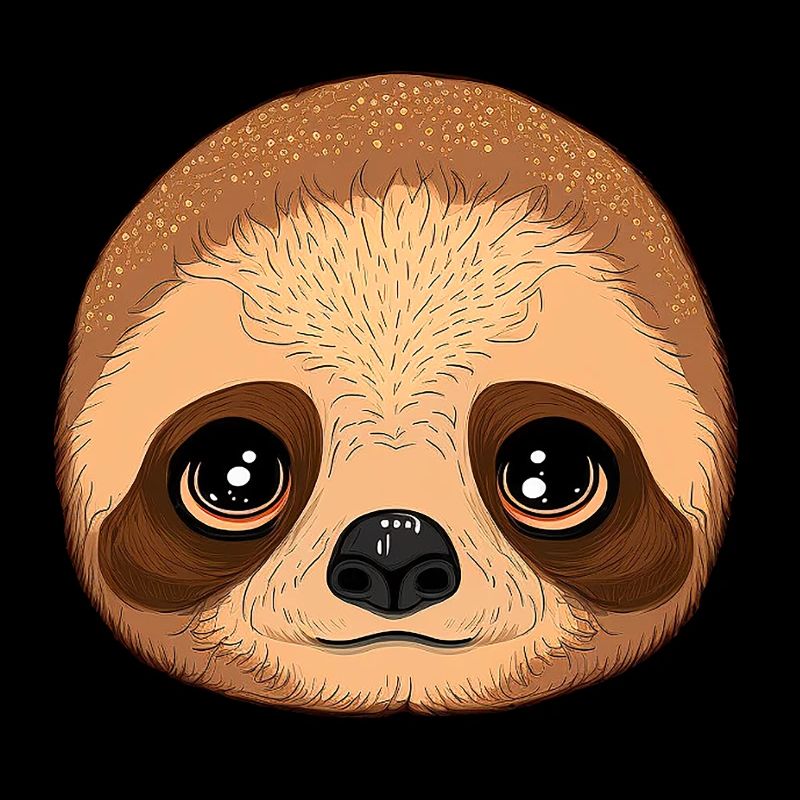 Baby Sloth Face