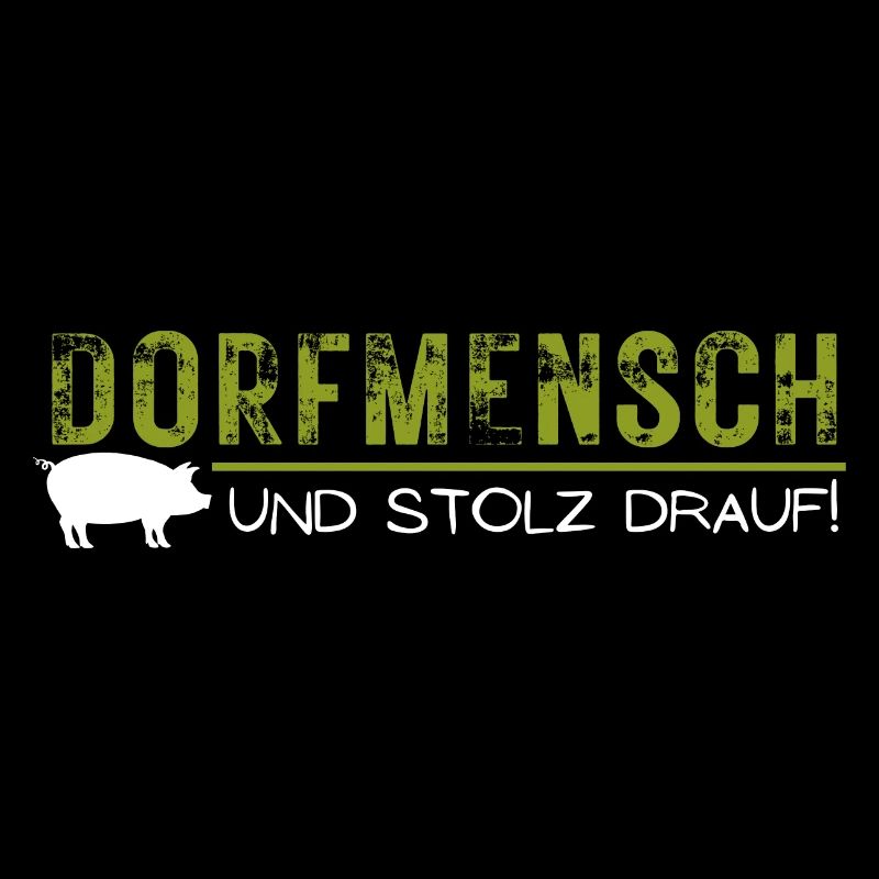 dorf mensch kind stolz drauf spruch geschenk idee