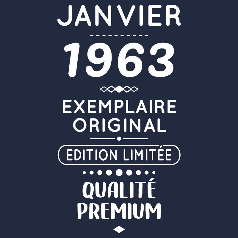 Anniversaire 60 ans - Janvier 1963 Original