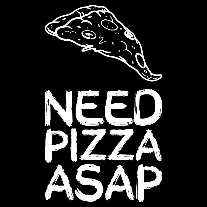 Pizza asap, white
