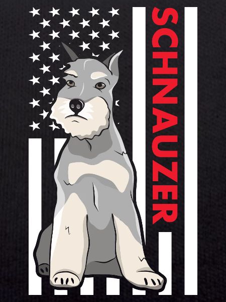 Schnauzer Us Flag