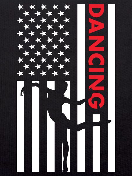 Dancer Us Flag Dancing