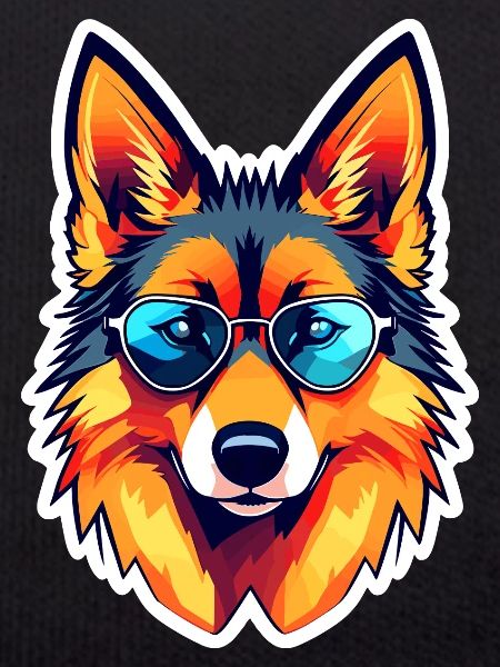 German Shepherd Illustration