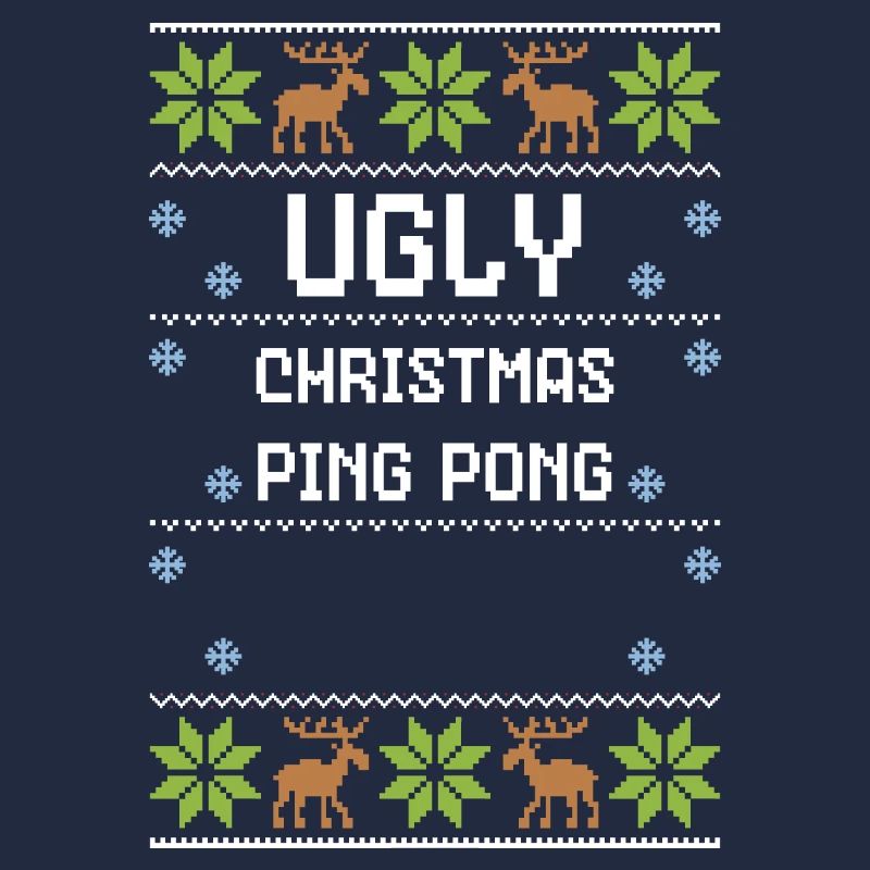 Pong de Noël moche