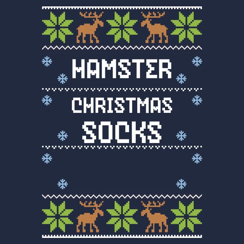 Chaussettes de Noël Hamster