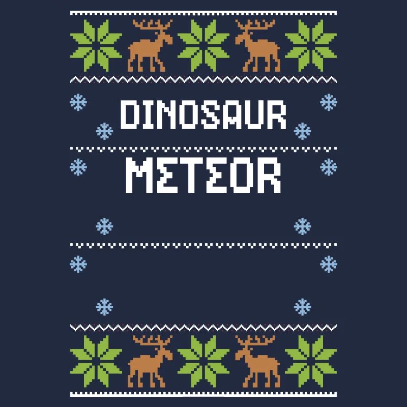 Dinosaur Meteor - Ugly Christmas