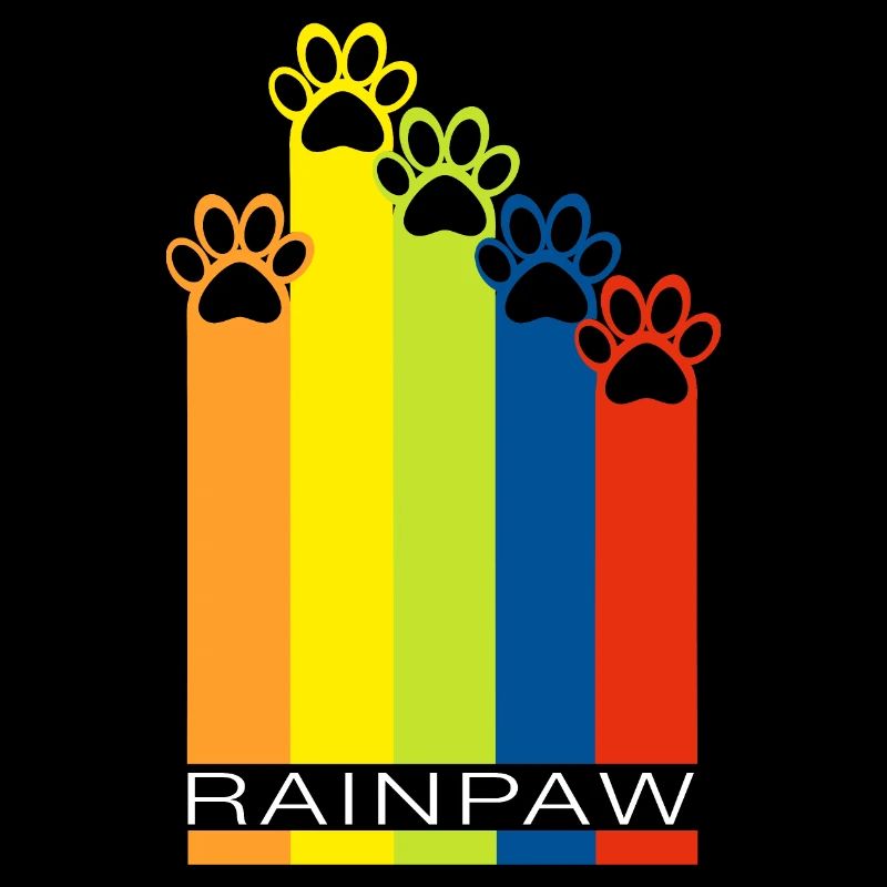 Rainpaw Regenbogen Hundepfote Hund