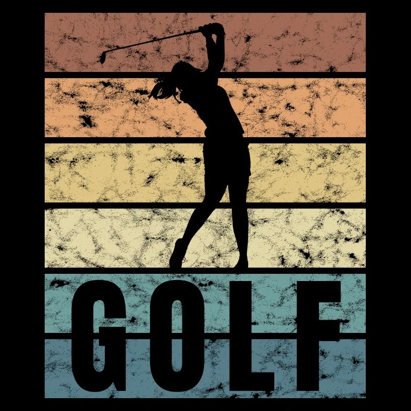 Terrain de golf Crunge Golfeur drôle