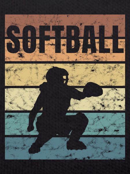 Softball Basepall Schläger Pitcher Catcher