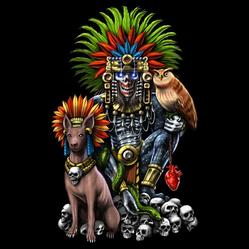 Aztekengott Mictlantecuhtli