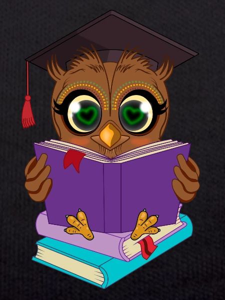 Book Owl Reading Owl