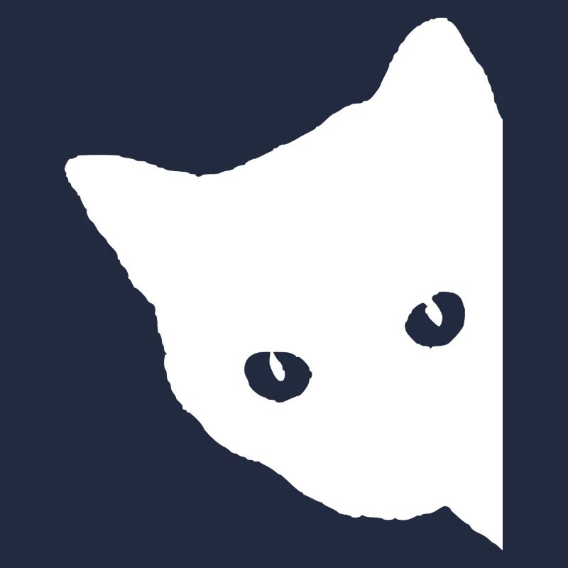 Katze Gesicht Weiß