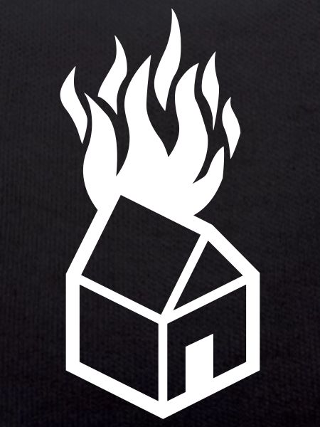 Burning house
