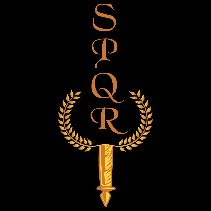 SPQR Römisches Reich Antikes Rom Motiv Gladiator