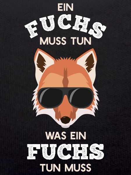 Cooler Fuchs mit Sonnenbrille Rotfuchs
