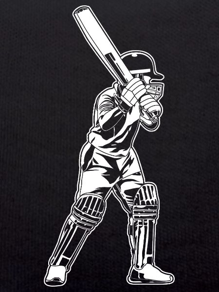 Cricket Batter Sketch