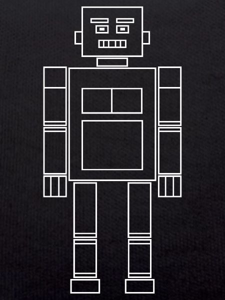 Robot / Blanc / Réduit