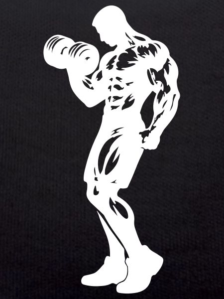 Fitness Silhouette Dumbbell
