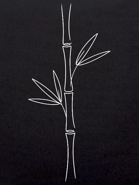 Bamboo Lines Minimal Art