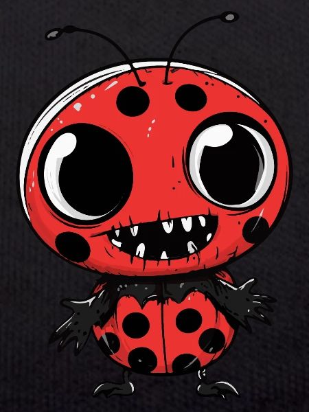 Ladybug Halloween Funny Zombie