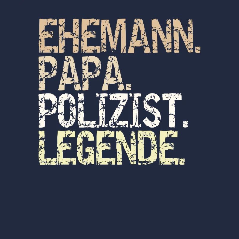 Polizei Geschenk Ehemann Papa Polizist Legende