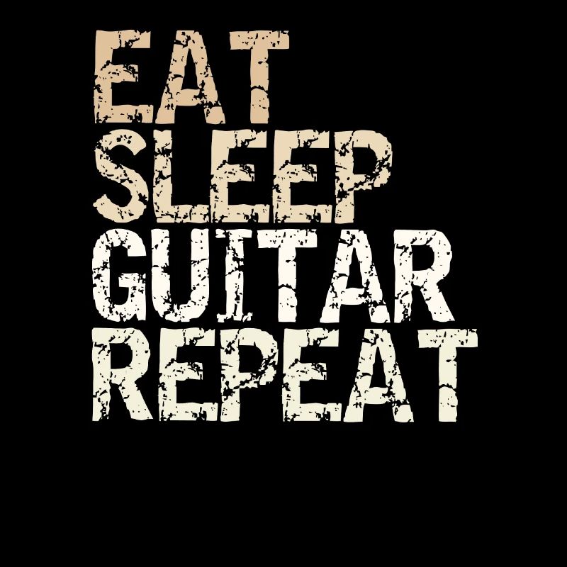 Guitariste Eat Sleep Guitar Repeat Guitare