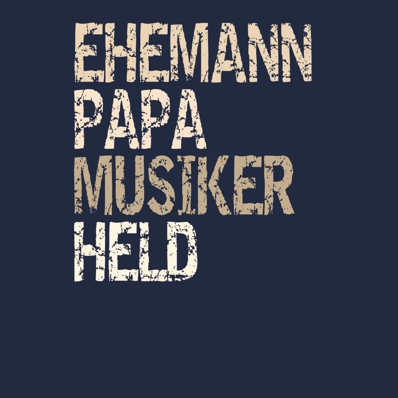 Ehemann Papa Musiker Held vintage Spruch Design