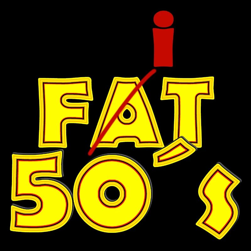 fat 50s yellow red