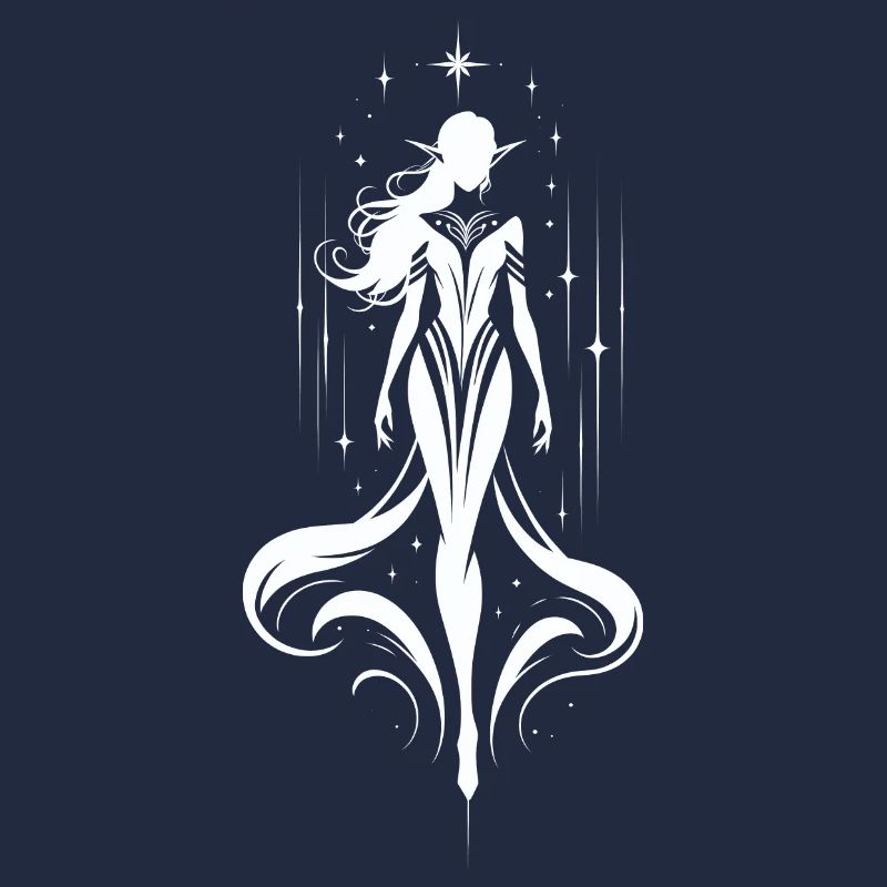 Elfe-Sternenschimmernde Eleganz