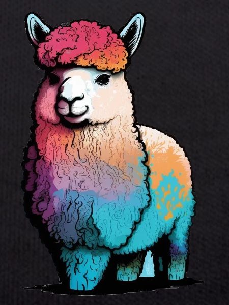 Alpaca Llama Rainbow