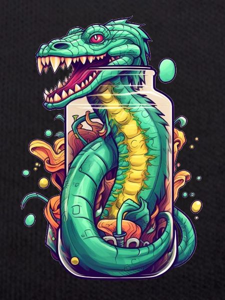 Basilisk Tattoo Drawing