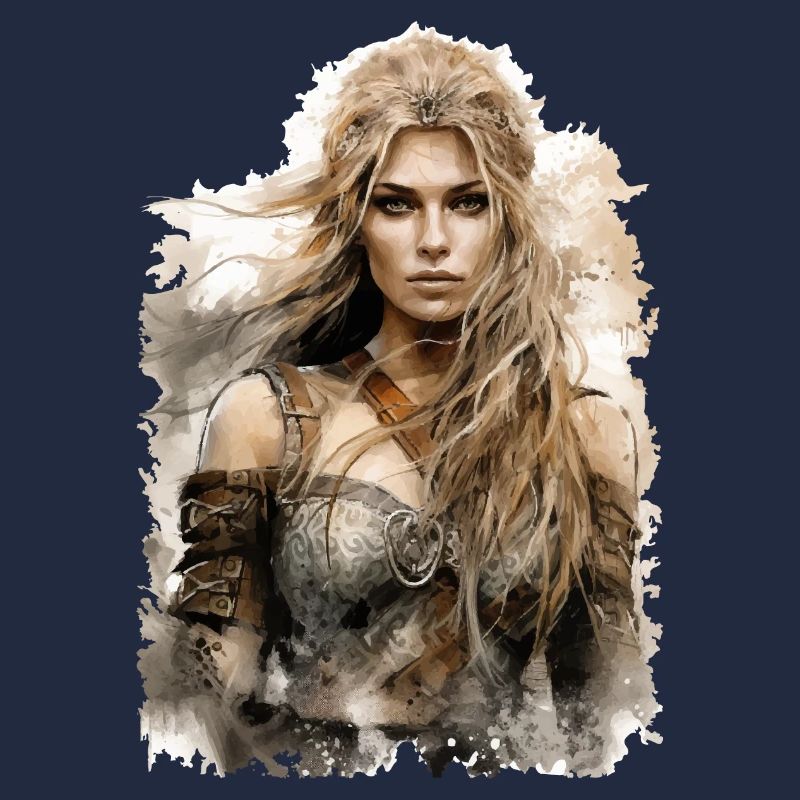 Conception de Viking Shield Maiden pour les fans de Viking