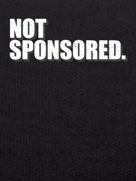 Not Sponsored.