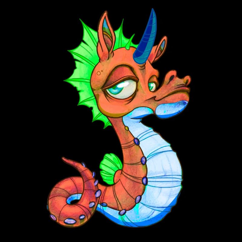 Niedliches Seepferd Einhorn Seepferdchen Geschenk