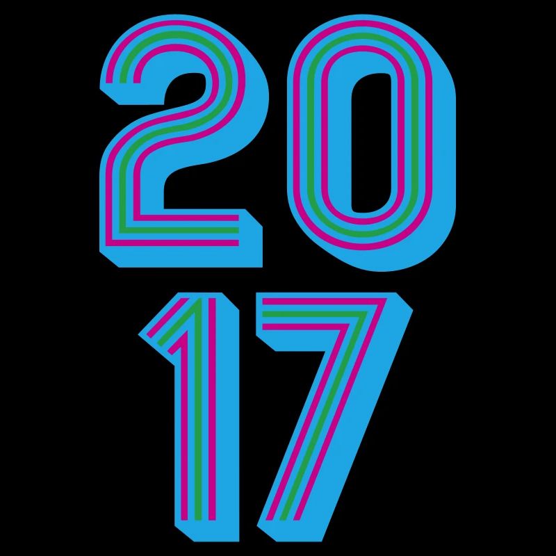 2017 Année de naissance | Couleurs changeantes