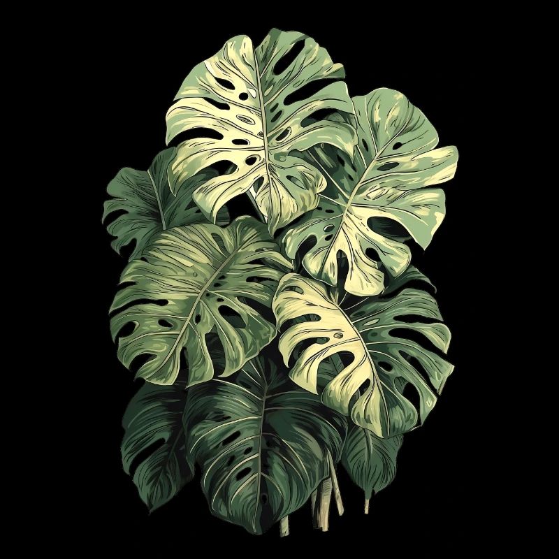 Große Monstera Variegata - Pflanzen Sammler
