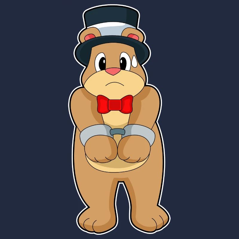 Bear Groom Menottes Mariage