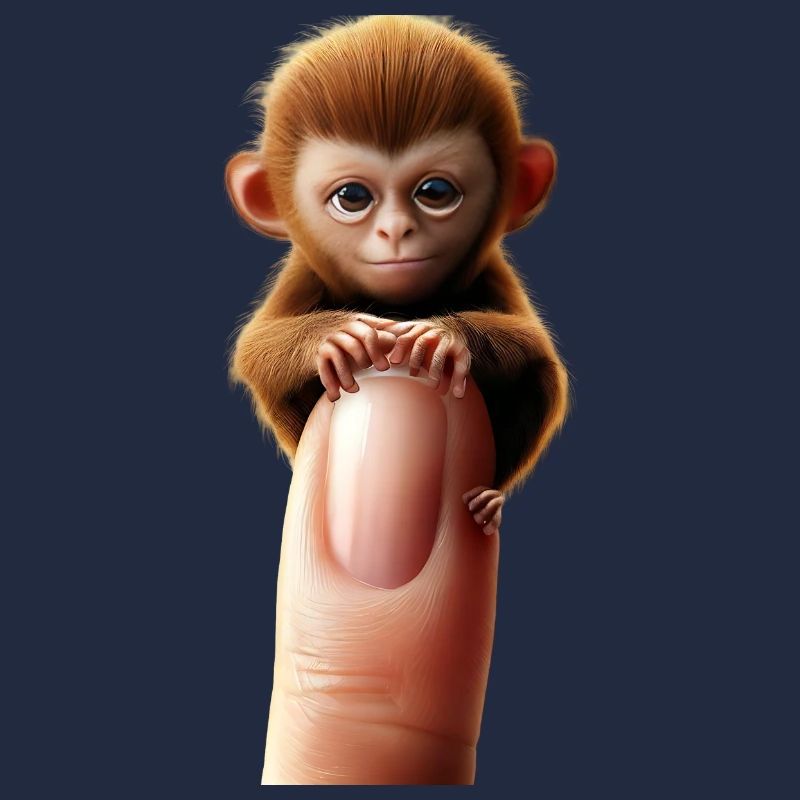 Doigt singe sur le doigt