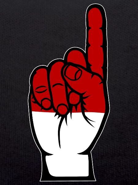 Indonesia Flag Number 1