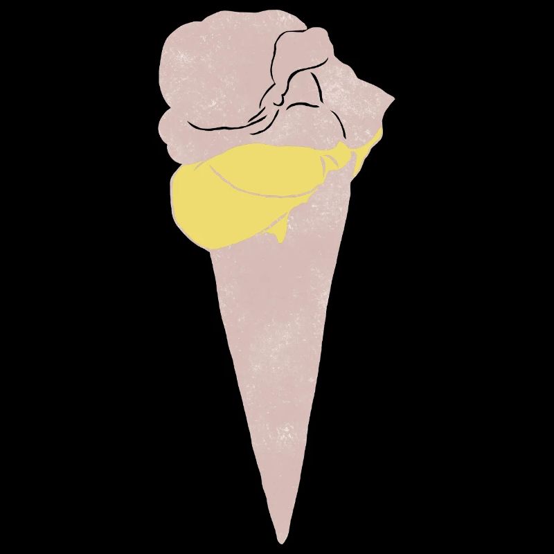 Eis Linoldruck