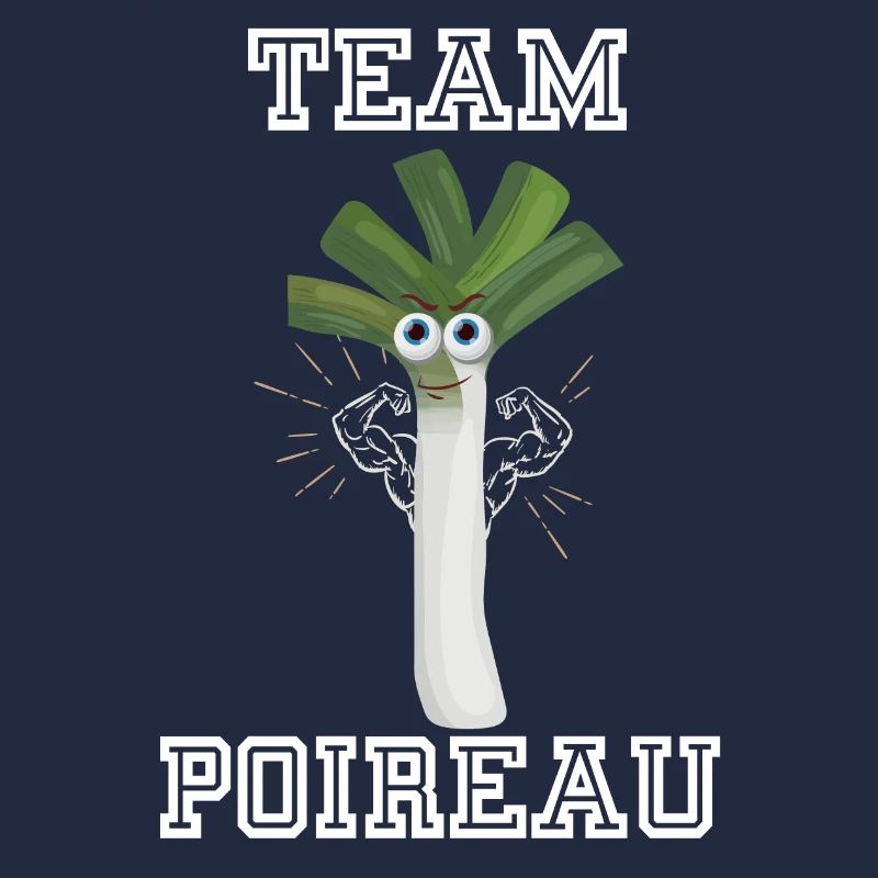 Cadeau de remise en forme d'équipe de poireau