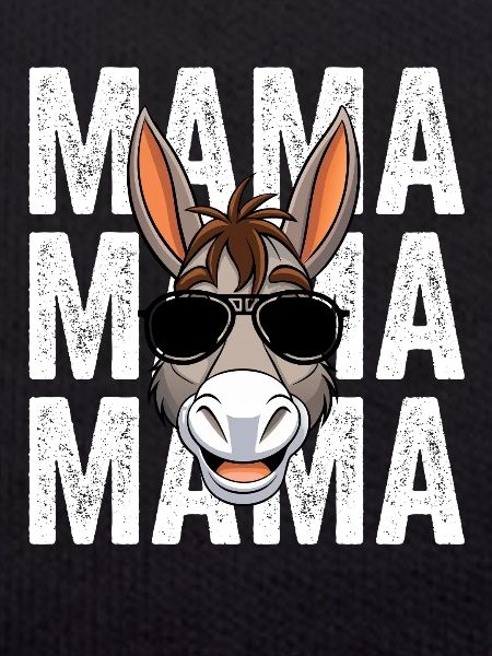 Mama Mutter Esel