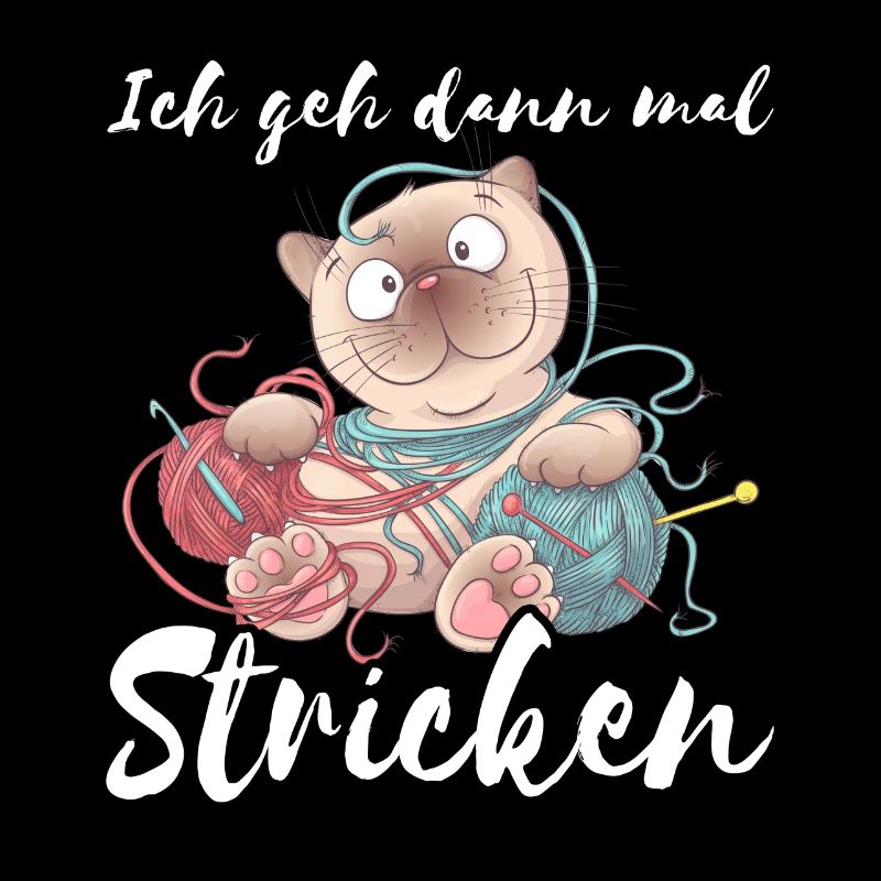 Ich Geh Dann Mal Stricken Katze