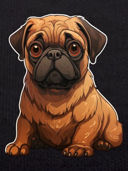 Pug Portrait
