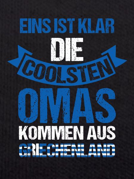 Griechen Oma Großmutter Griechenland