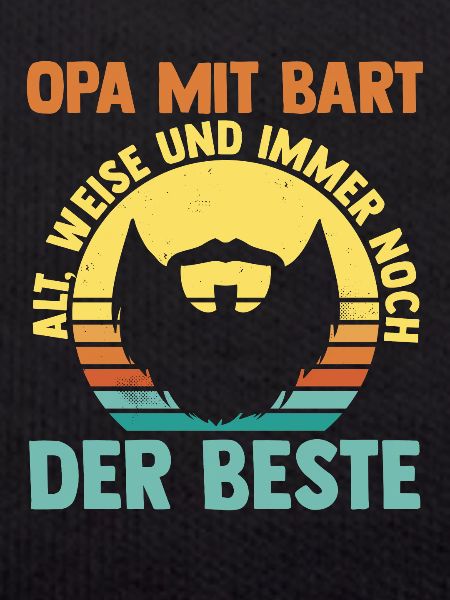 Papi avec une barbe