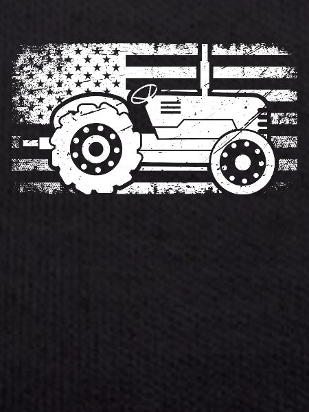 USA Flag Tractor