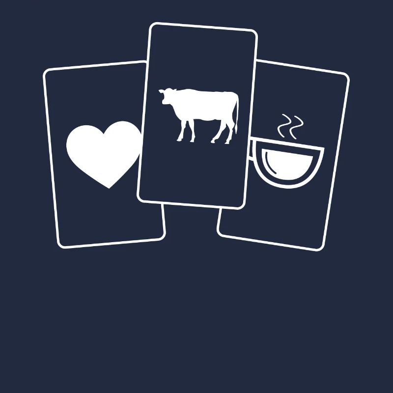 Herz - Kaffee - Kuh -