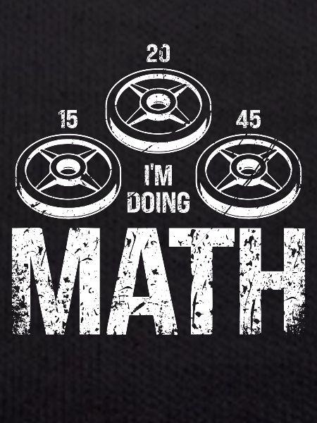 I do math -